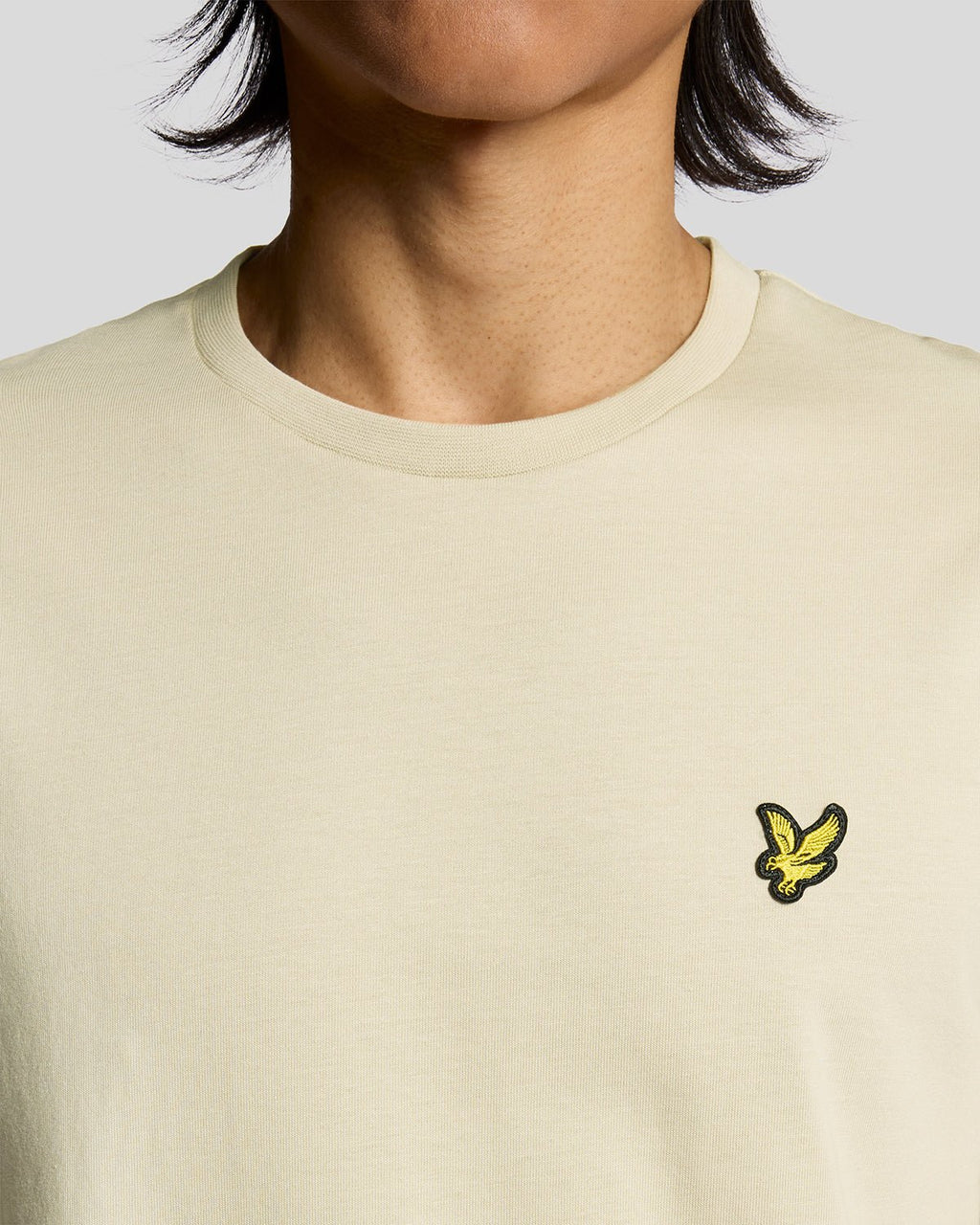 LYLE & SCOTT CAMISETA UNISEX CAMISETA REGULAR FIT BEIGE