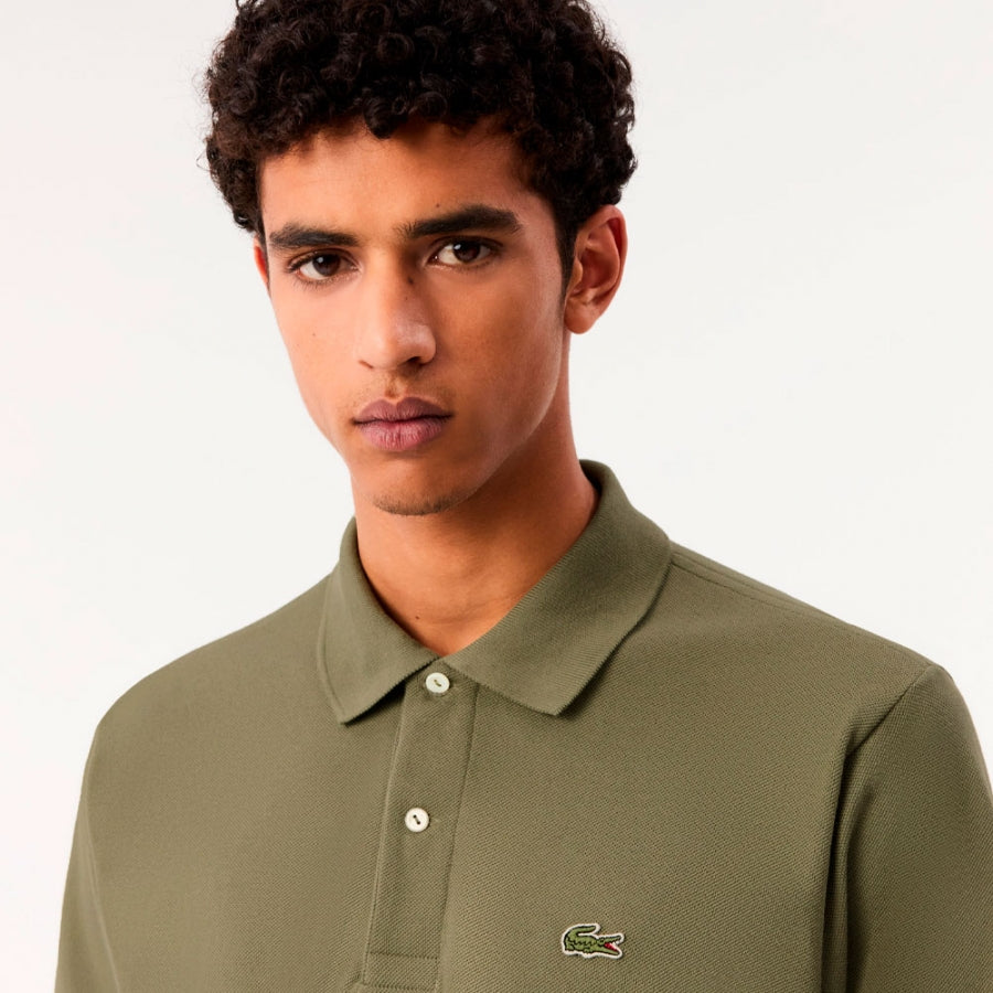 LACOSTE POLO POLO REGULAR FIT KAKI
