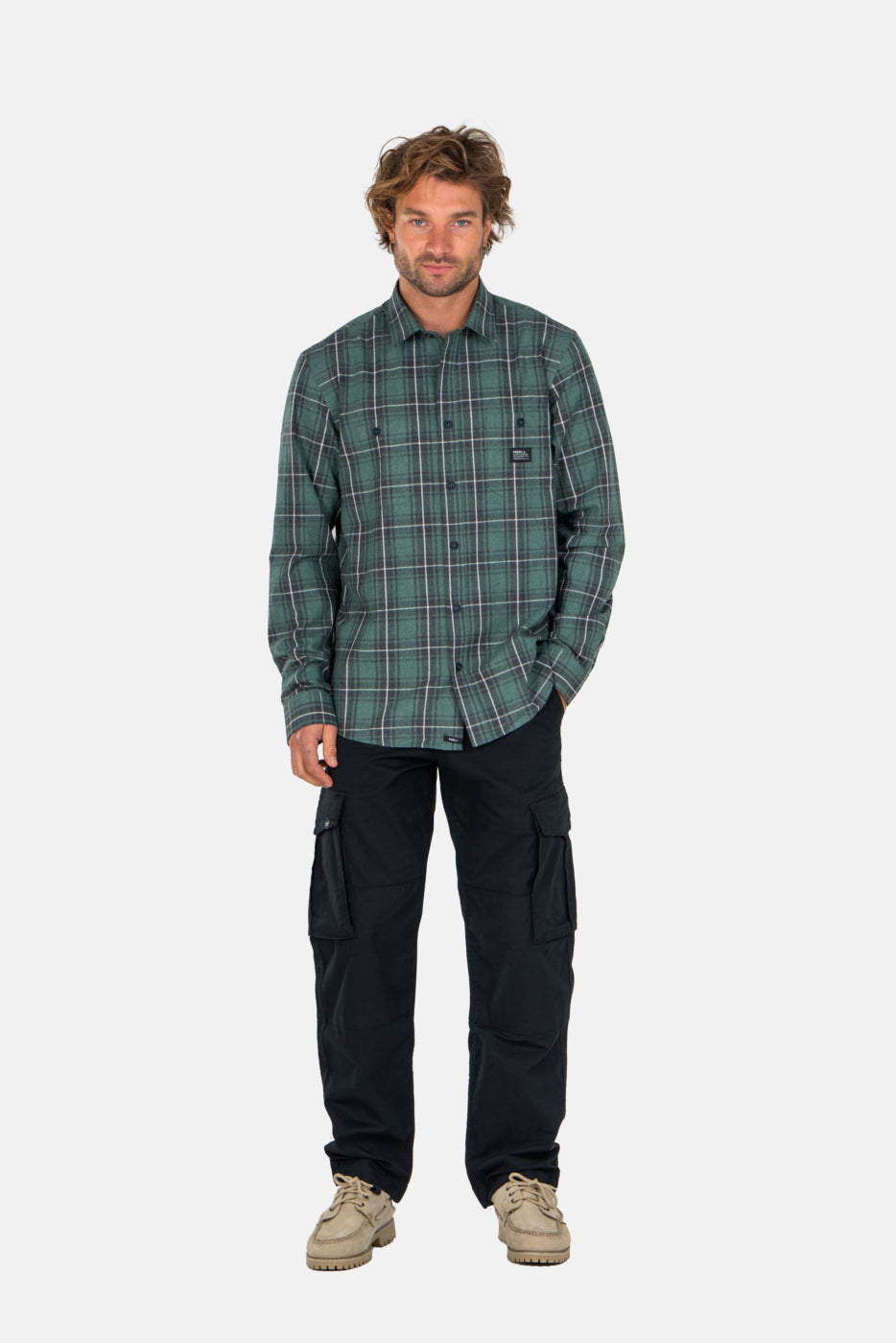 REELL FLEX CARGO PANTALÓN REGULAR FIT NEGRA