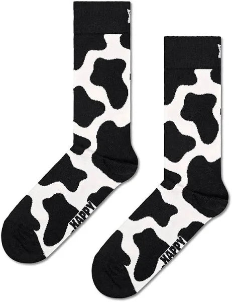 HAPPY SOCKS COW CALCETÍN NEGRO / BLANCO
