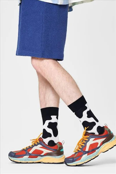 HAPPY SOCKS COW CALCETÍN NEGRO / BLANCO