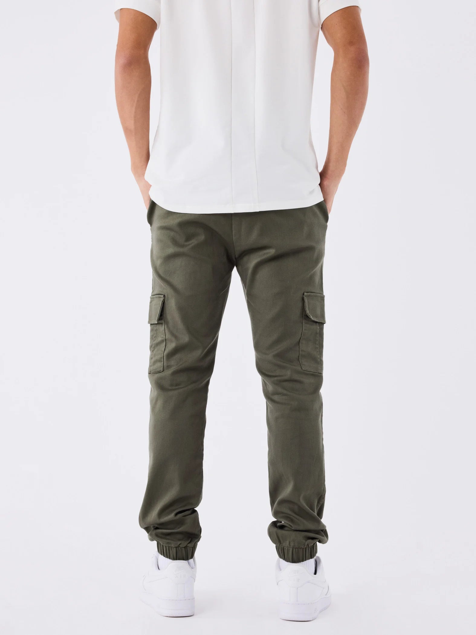 PROJECT X PARIS PANTALÓN CINTURA ELÁSTICA CARGO GREEN