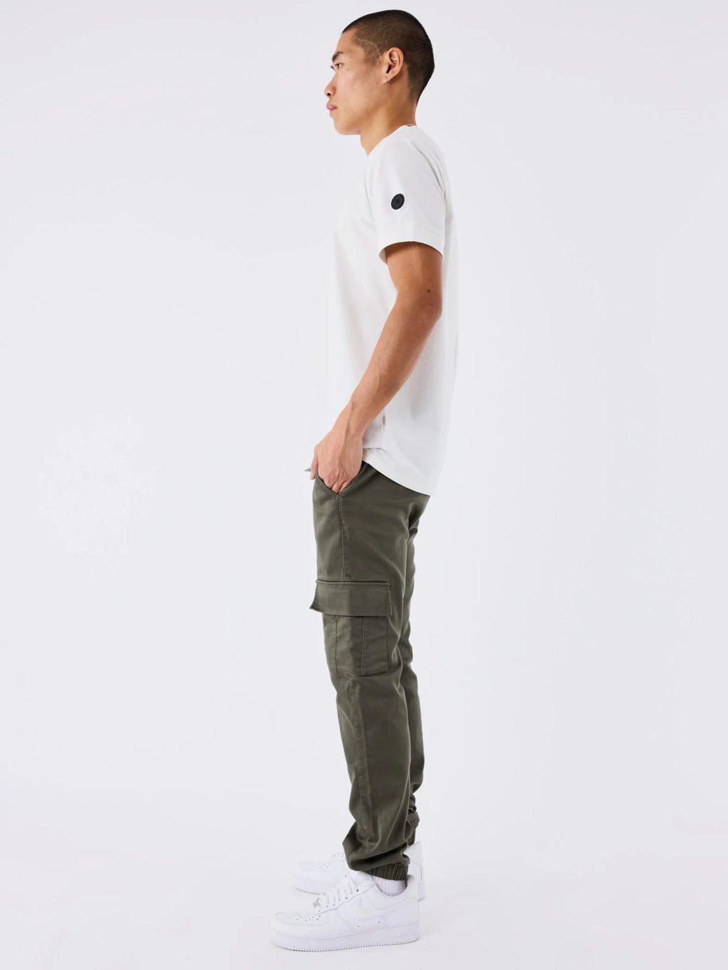 PROJECT X PARIS PANTALÓN CINTURA ELÁSTICA CARGO GREEN