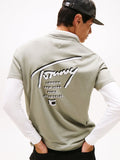 TOMMY JEANS SIGN CITY CAMISETA REGULAR FIT KAKI