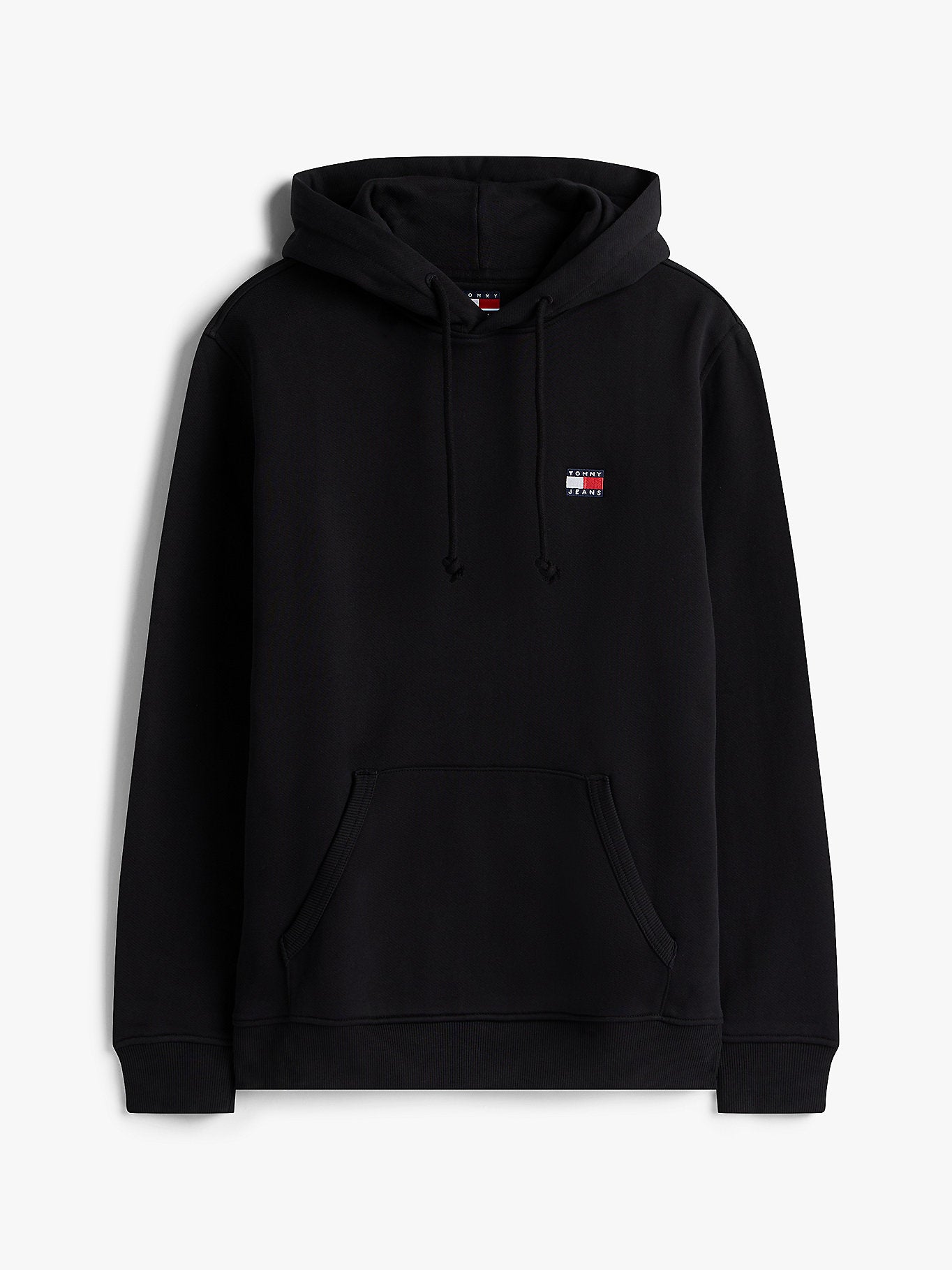 TOMMY JEANS SUDADERA CON CAPUCHA REGULAR FIT NEGRA