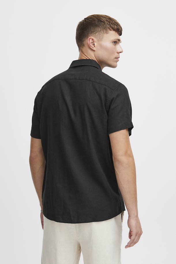 SOLID LINO SDALLAN SS SH TRUE BLACK