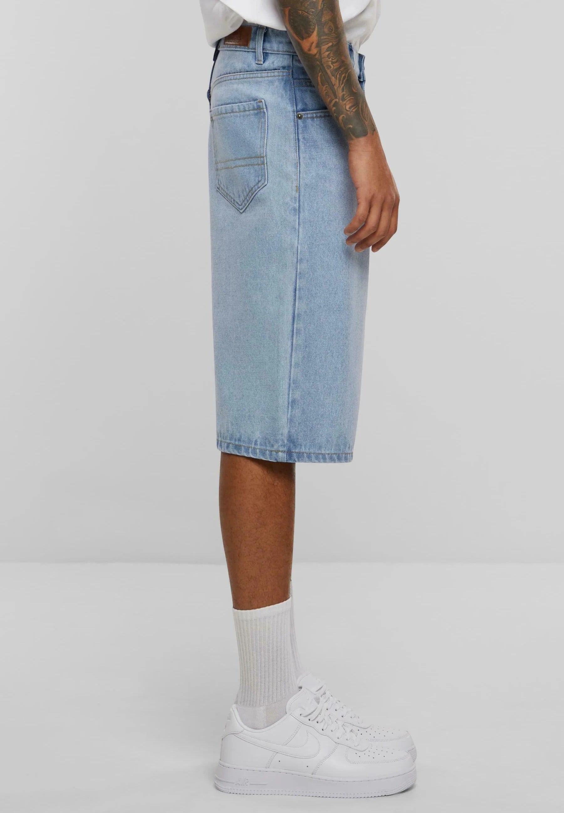 URBAN CLASSICS 90s BERMUDA NEW LIGHT BLUE WASHED
