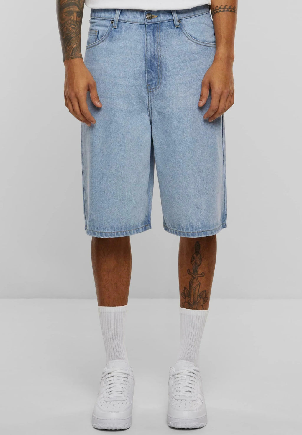 URBAN CLASSICS 90s BERMUDA NEW LIGHT BLUE WASHED
