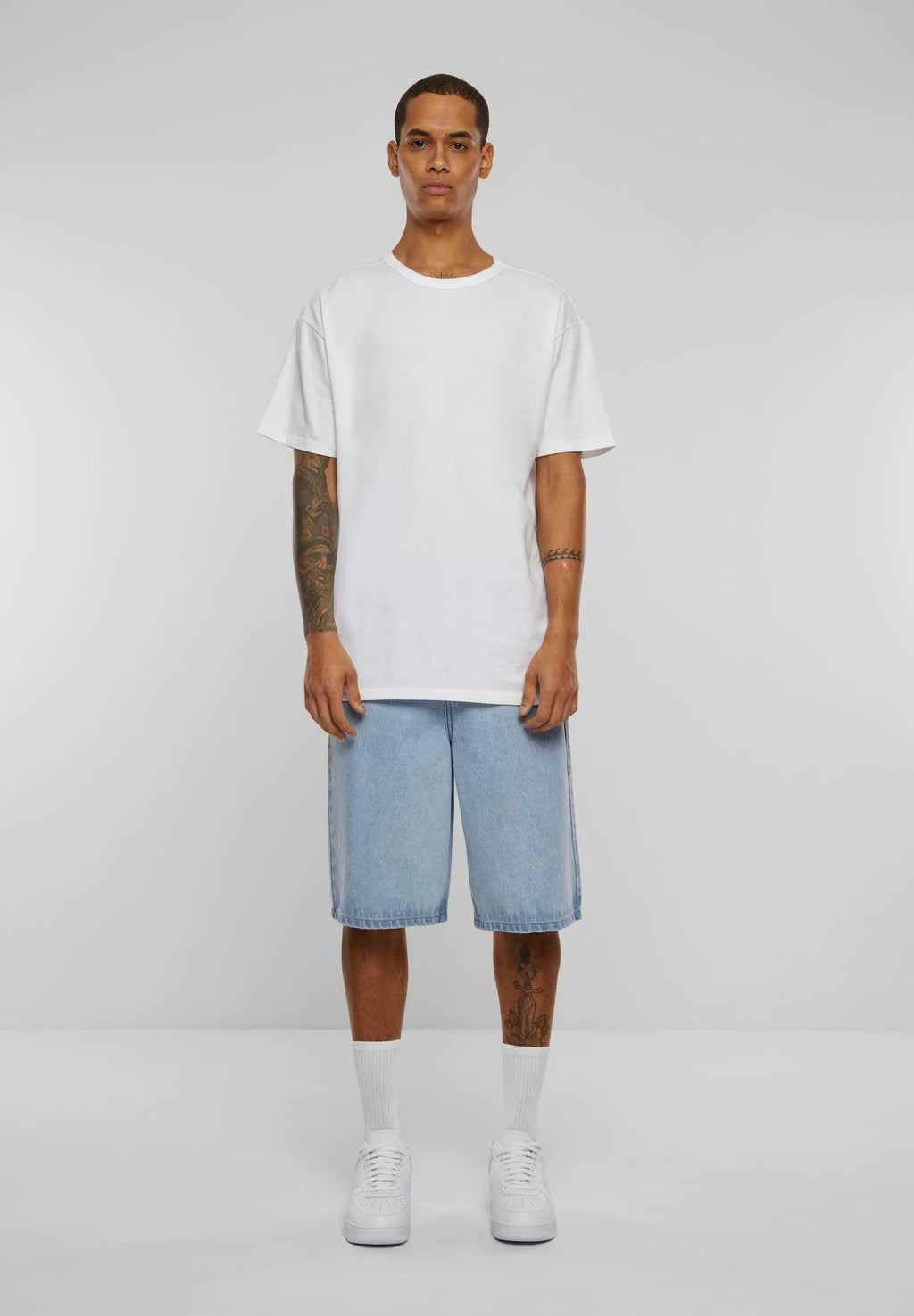 URBAN CLASSICS 90s BERMUDA NEW LIGHT BLUE WASHED