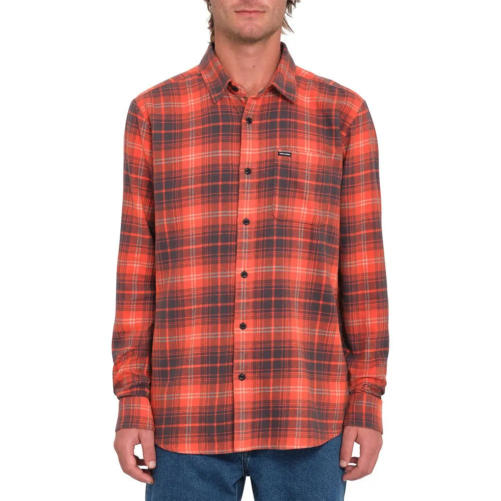 VOLCOM CADEN CAMISA ROJA